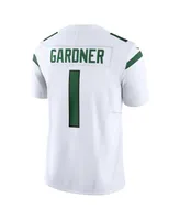 Men's Nike Ahmad Sauce Gardner White New York Jets Vapor F.u.s.e. Limited Jersey