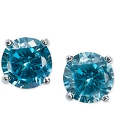 Giani Bernini Cubic Zirconia Sterling Silver Stud Earrings, Created for Macy's