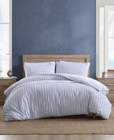 Nautica Beaux Stripe Cotton Reversible Duvet Cover