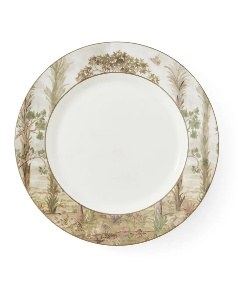 Kit Kemp for Spode Tall Trees 4 Piece Dinner Plates Set, Service for 4