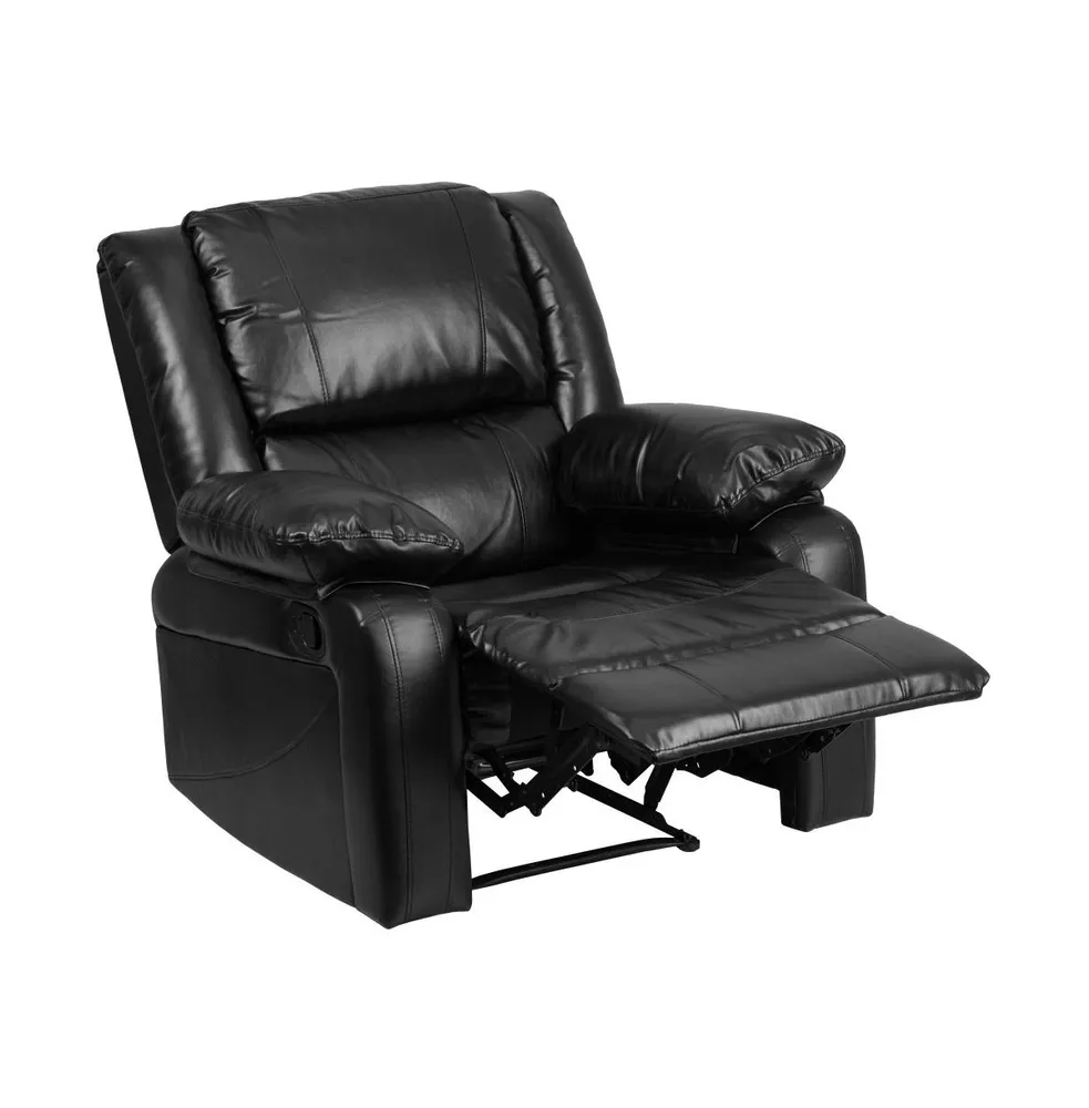 Emma+Oliver Recliner With Bustle Back And Padded Arms