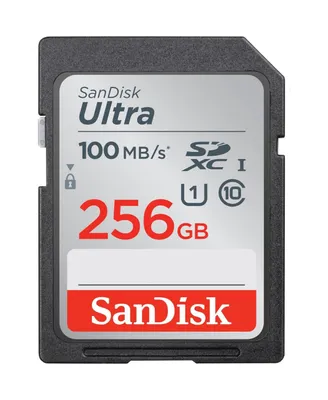 Sandisk 256GB Ultra Sdhc Memory Card C10, U1, Uhs 100MB-s