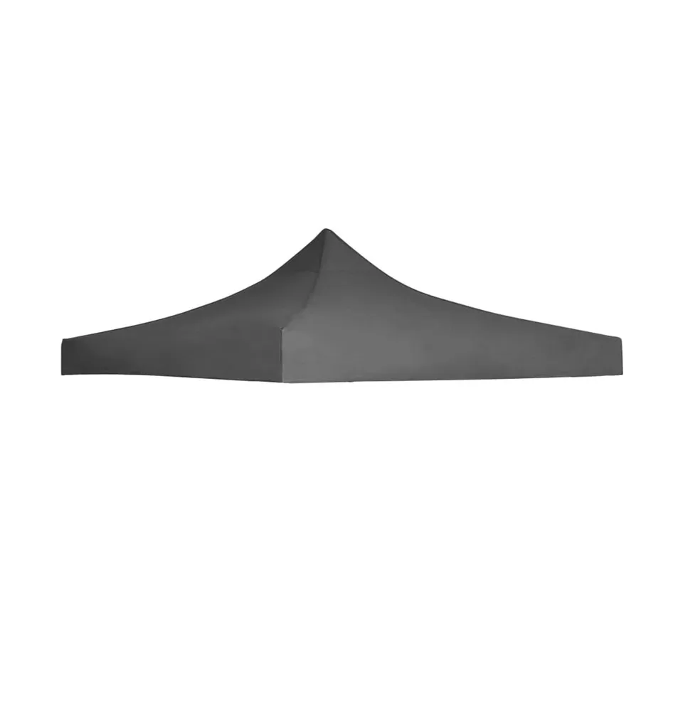 vidaXL Party Tent Roof 9.8'x9.8' Anthracite