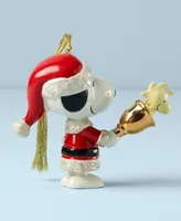 Lenox Snoopy & Woodstock Ringing Bell Ornament