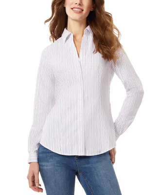 Jones New York Women's Cotton Easy Care Button-Down Shirt