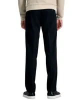 Haggar Men's Premium No Iron Khaki Straight-Fit Stretch Flat-Front Pants