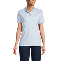 Lands' End Women's Tall Short Sleeve Interlock Polo Shirt