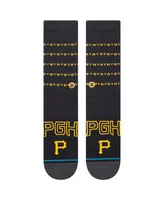 Men's Stance Black Pittsburgh Pirates 2023 City Connect Crew Socks