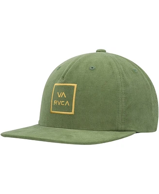 Men's Rvca Green Freeman Snapback Hat