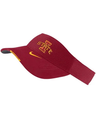 Men's Nike Cardinal Iowa State Cyclones 2023 Sideline Performance Adjustable Visor