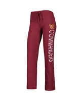 Women's Concepts Sport Burgundy, Gold Washington Commanders Muscle Tank Top and Pants Sleep Set