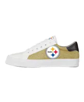 Women's Foco Pittsburgh Steelers Glitter Sneakers