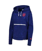 Women's Nike Navy Usmnt Standard Issue Pullover Hoodie