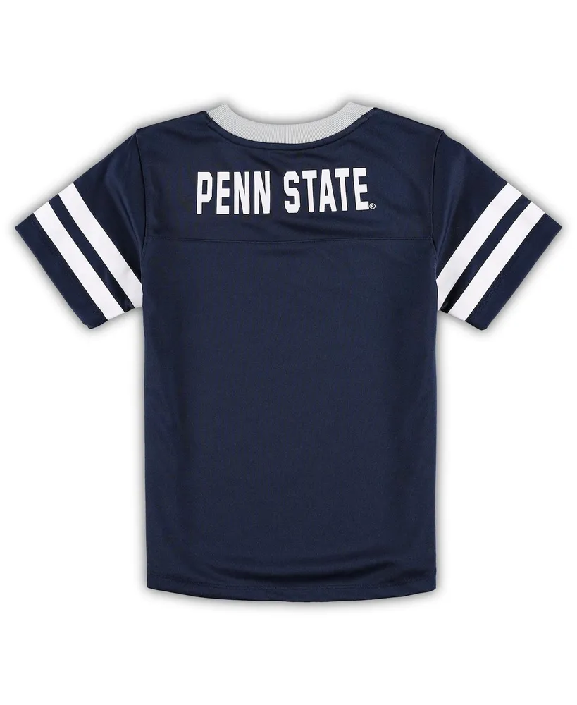 Little Boys and Girls Navy, Gray Penn State Nittany Lions Red Zone Jersey and Pants Set