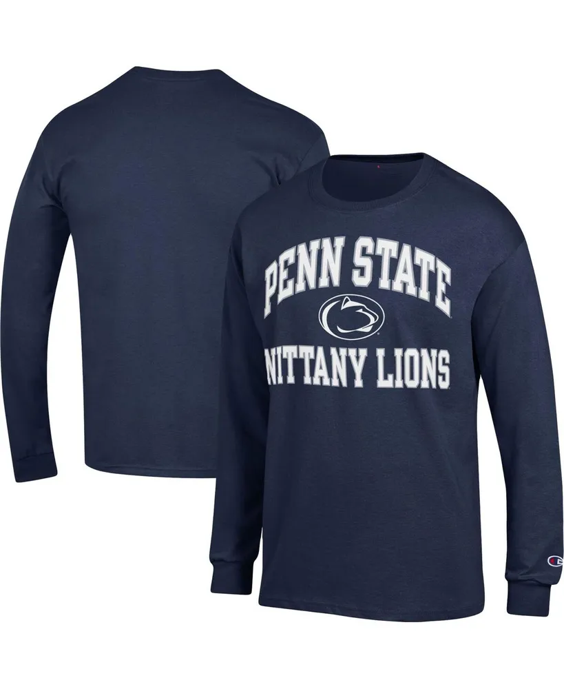 Men's Champion Navy Penn State Nittany Lions High Motor Long Sleeve T-shirt