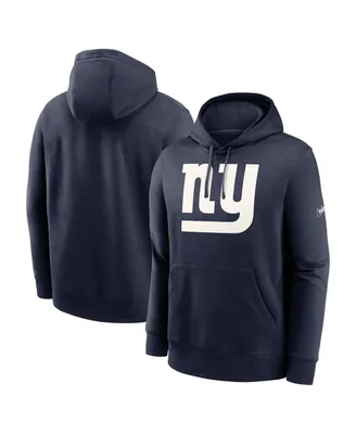 Men's Nike Navy New York Giants Rewind Club Pullover Hoodie