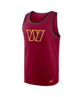 Men's Nike Burgundy Washington Commanders Tri-Blend Tank Top