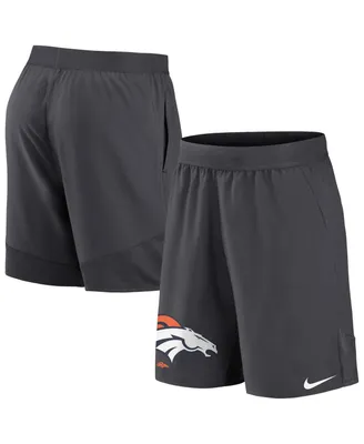 Men's Nike Anthracite Denver Broncos Stretch Performance Shorts