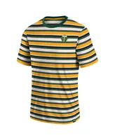 Men's Fanatics Gold Portland Timbers Shot Clock Stripe T-shirt