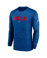 Men's Nike Royal Buffalo Bills Sideline Team Velocity Performance Long Sleeve T-shirt