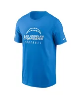 Men's Nike Powder Blue Los Angeles Chargers Sideline Performance T-shirt