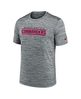 Men's Nike Gray Washington Commanders Velocity Performance T-shirt