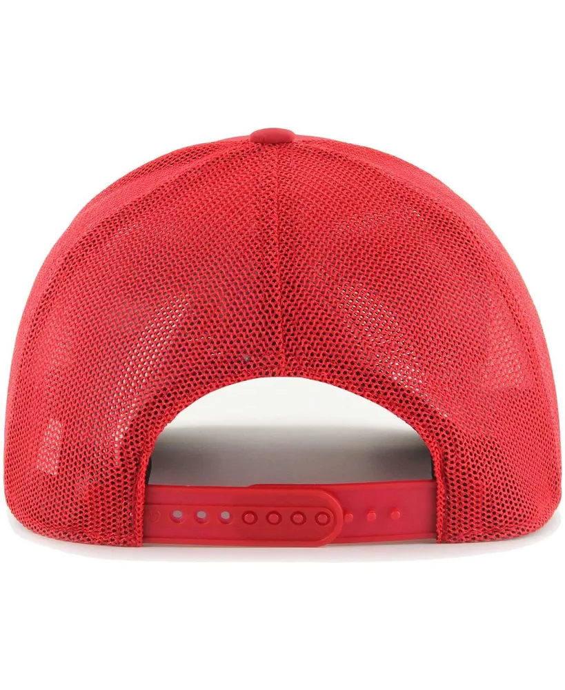 Men's '47 Brand Red St. Louis Cardinals Rangefinder brrr Trucker Adjustable Hat