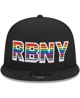 Men's New Era Black New York Red Bulls Pride 9FIFTY Snapback Hat