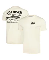 Men's Contenders Clothing Natural The Godfather Luca Brasi Fish Market T-shirt