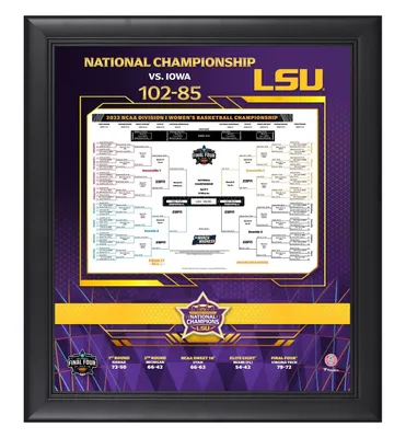 LSU Tigers 2023 College World Series Champions 10.5 x 13 Sublimated Plaque