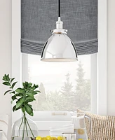 Hudson & Canal Madison 8" Metal Shade Wide Pendant