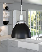 Hudson & Canal Madison 12" Metal Shade Wide Pendant