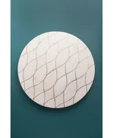 Gauri Kohli Miranda Marble Lazy Susan - 16"