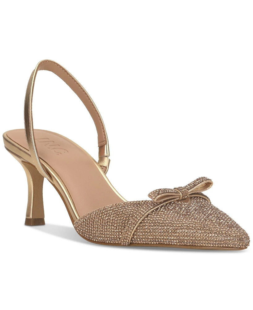 I.n.c. International Concepts Women's Gelsey Slingback Kitten-Heel Pumps, Created for Macy's