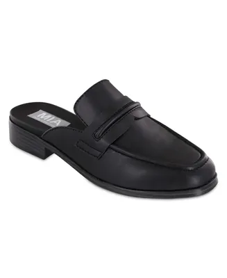 Mia Women's Milia Round-Toe Loafer Mules