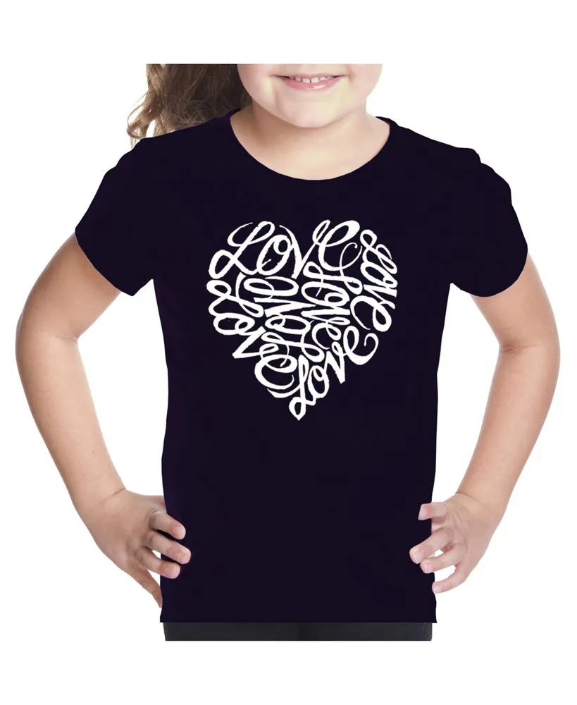 Big Girl's Word Art T-shirt