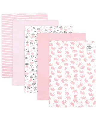 Bublo Baby 5 Pack Baby Burp Cloths, Premium 100% Cotton Burping Cloth for Babies, Burp Rags for Newborn