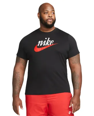 Nike Sportswear Men's Heritage Script Logo Short-Sleeve Crewneck T-Shirt
