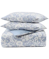 Charter Club Silhouette Floral 3-Pc. Comforter Set, Full/Queen, Exclusively at Macy's