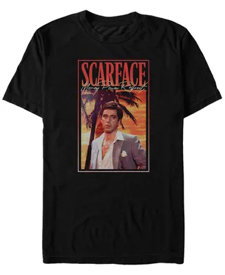 Fifth Sun Men's Scarface Money Power Respect Short Sleeves T-shirt