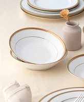 Noritake Charlotta Gold Set of 4 Soup Bowls, Service For 4