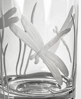 Rolf Glass Dragonfly Double Old Fashioned Glass 13oz