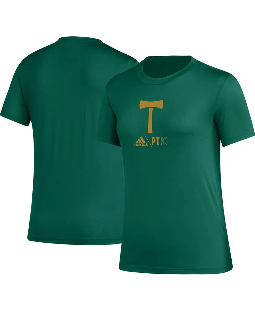 Women's adidas Green Portland Timbers Aeroready Club Icon T-shirt