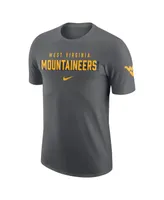 Men's Nike Gray West Virginia Mountaineers Campus Gametime T-shirt