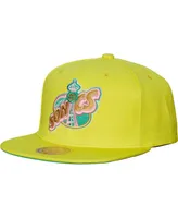 Men's Mitchell & Ness Gold Seattle SuperSonics Hardwood Classics Soul Pastel Snapback Hat