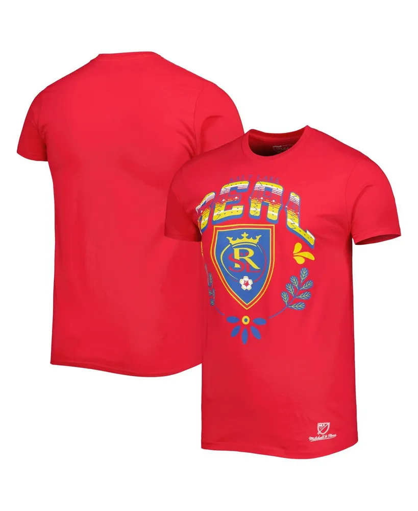 Mitchell & Ness Men's Mitchell & Ness Red Real Salt Lake Serape T