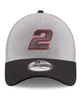 Men's New Era Gray, Black Austin Cindric 9FORTY Snapback Adjustable Hat