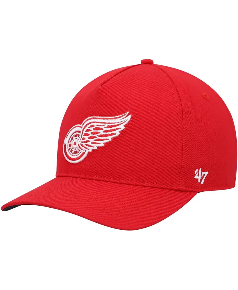 Men's '47 Brand Red Detroit Red Wings Primary Hitch Snapback Hat