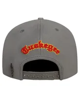 Men's Pro Standard Gray Tuskegee Golden Tigers Evergreen Tu Snapback Hat