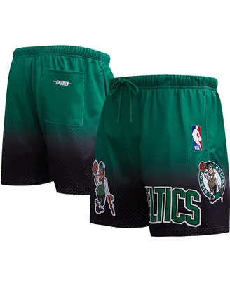 Men's Pro Standard Purple, Kelly Green Boston Celtics Ombre Mesh Shorts